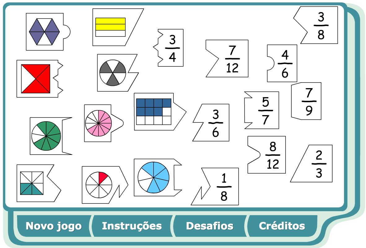 Jogo de cálculo de frações - Quiz de matemática júnior - Solumaths